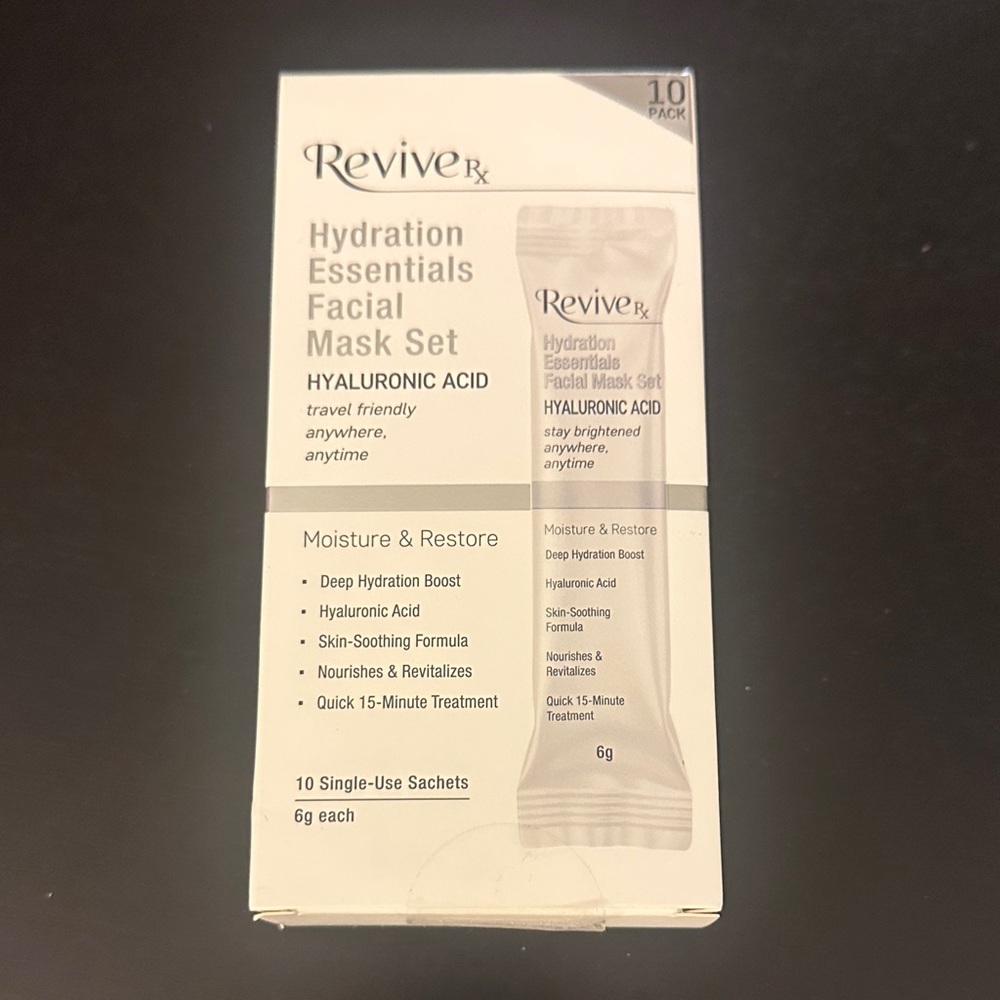 Revive Rx Hydration Essentials Facial Mask Set - 10 single use sachets